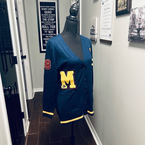 Mickey Mouse Letterman Cardigan for Adults - Picture 2 of 7